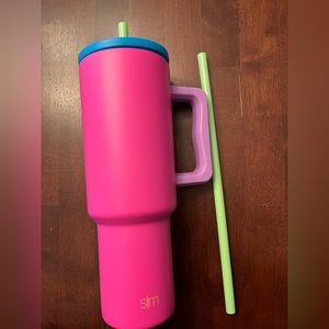 Simple Modern 40oz hot pink tumbler